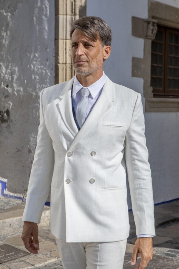 costume-tailleur-marié-veste-double boutonnage-blanc-3